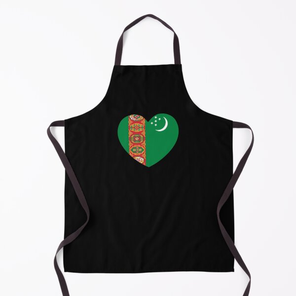 Item preview, Turkmenistan Flag Heart TM designed and sold by shitpostee.