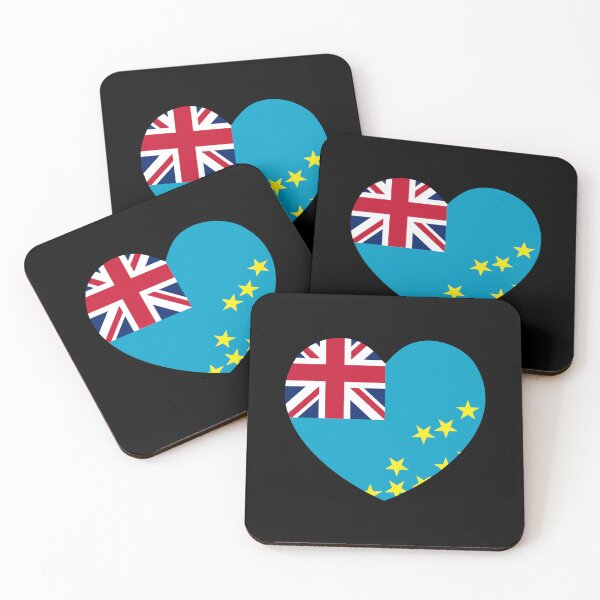 Item preview, Tuvalu Flag Heart TV designed and sold by shitpostee.