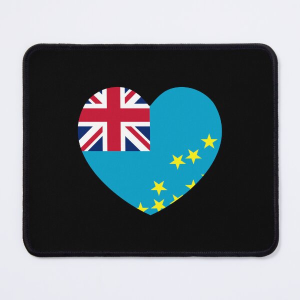 Item preview, Tuvalu Flag Heart TV designed and sold by shitpostee.