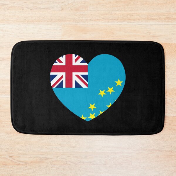 Item preview, Tuvalu Flag Heart TV designed and sold by shitpostee.