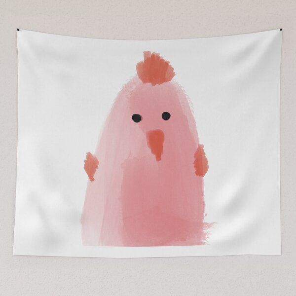Item preview, Pink hen designed and sold by Malvamalu.