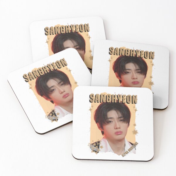 Item preview, ALPHA DRIVE ONEe (ALD1) Sanghyeon Global KPOP Boy Group Black and White Collage Digital Art Portrait designed and sold by AJUNICE STUDIO.
