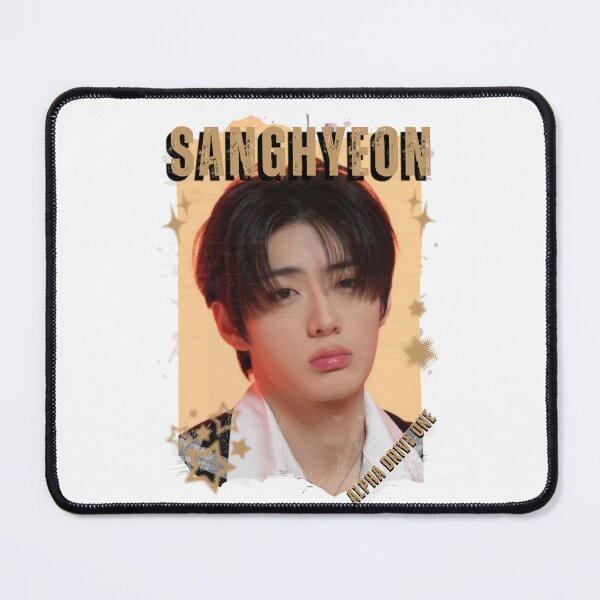 Item preview, ALPHA DRIVE ONEe (ALD1) Sanghyeon Global KPOP Boy Group Black and White Collage Digital Art Portrait designed and sold by AJUNICE STUDIO.