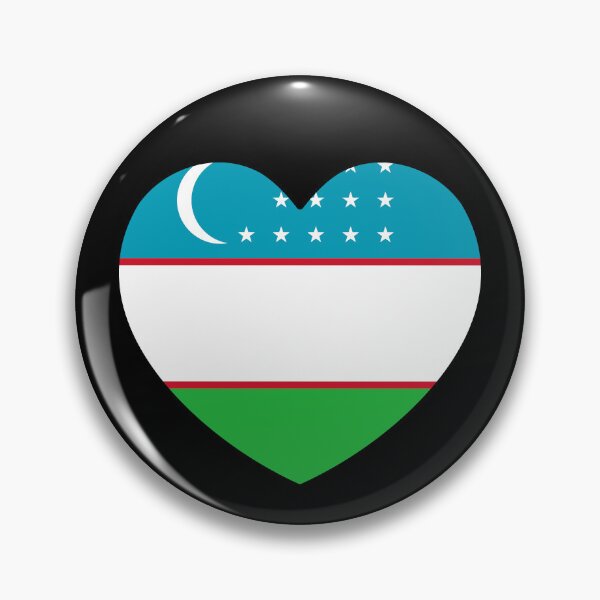 Item preview, Uzbekistan Flag Heart UZ designed and sold by shitpostee.