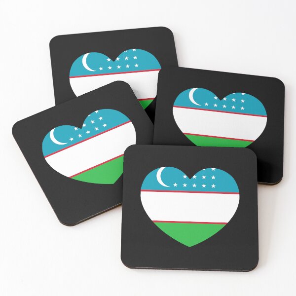 Item preview, Uzbekistan Flag Heart UZ designed and sold by shitpostee.
