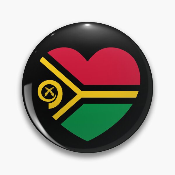 Item preview, Vanuatu Flag Heart VU designed and sold by shitpostee.