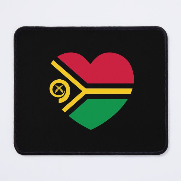 Item preview, Vanuatu Flag Heart VU designed and sold by shitpostee.