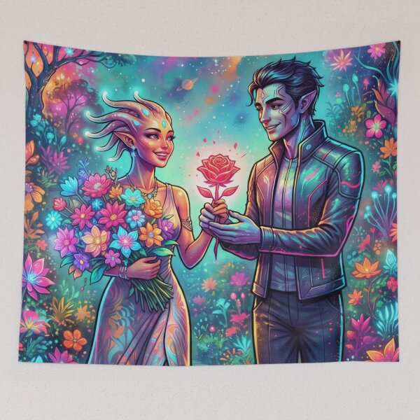 Item preview, Alien couple designed and sold by PP&RAINBOW SHOP.