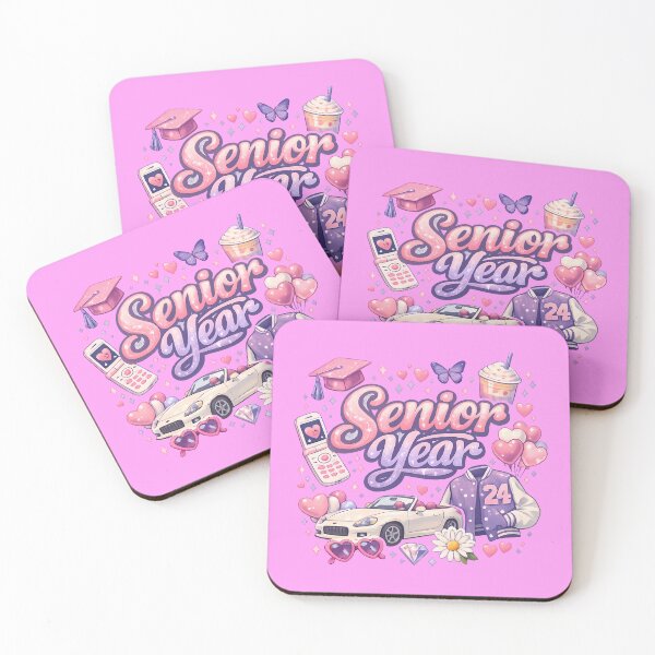 Item preview, Senior Year Y2K Trendy Girl Aesthetic Retro Vintage Girly Back to School Graduation Gift designed and sold by Artycom.