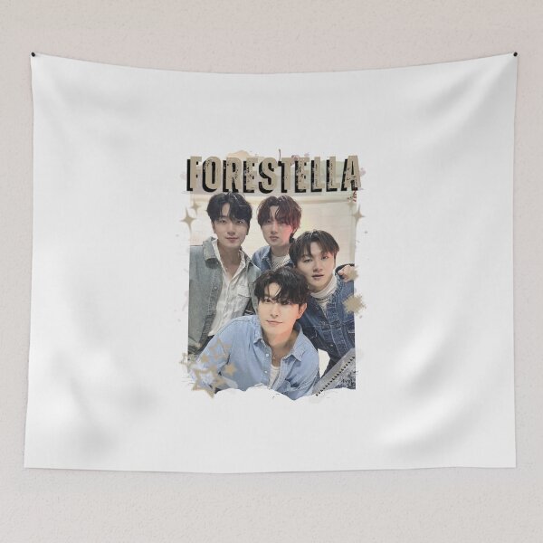 Item preview, forestella Global KPOP Boy Group Black and White Collage Digital Art Portrait designed and sold by AJUNICE STUDIO.