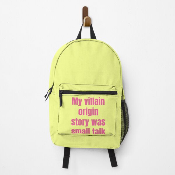 Item preview, My Villain Origin Story Was Small Talk Funny Introvert T-Shirt | Social Anxiety Meme Typography designed and sold by Creations by lyne.