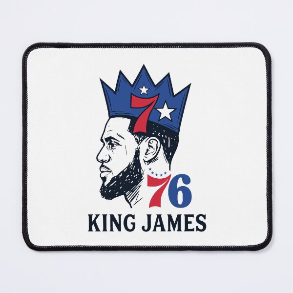 Item preview, The King James - Philadelphia 76ers illustrated designed and sold by Mind-Drift.