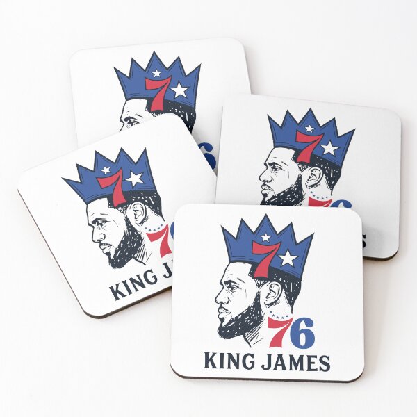 Item preview, The King James - Philadelphia 76ers illustrated designed and sold by Mind-Drift.