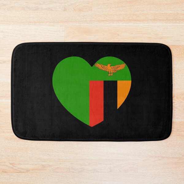 Item preview, Zambia Flag Heart ZM designed and sold by shitpostee.