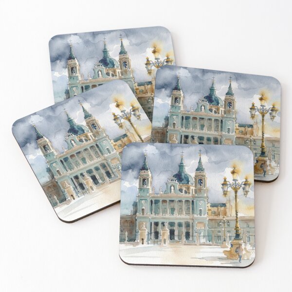 Item preview, Almudena Cathedral Madrid Watercolor designed and sold by caracatita75.