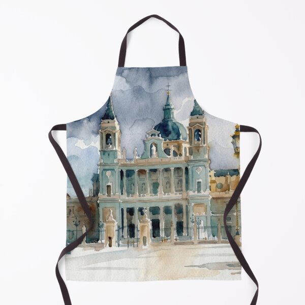Item preview, Almudena Cathedral Madrid Watercolor designed and sold by caracatita75.