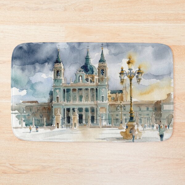 Item preview, Almudena Cathedral Madrid Watercolor designed and sold by caracatita75.
