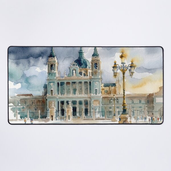 Item preview, Almudena Cathedral Madrid Watercolor designed and sold by caracatita75.