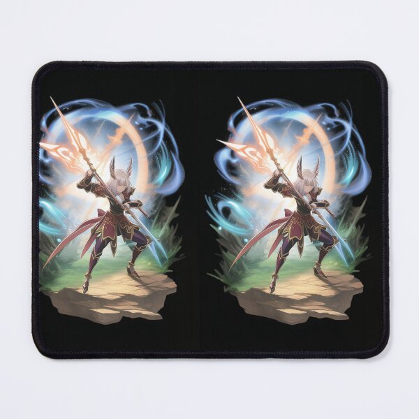 Item preview, Art - Anime-inspired warrior style, Mystical aura and dynamic posture designed and sold by AnimeShin.