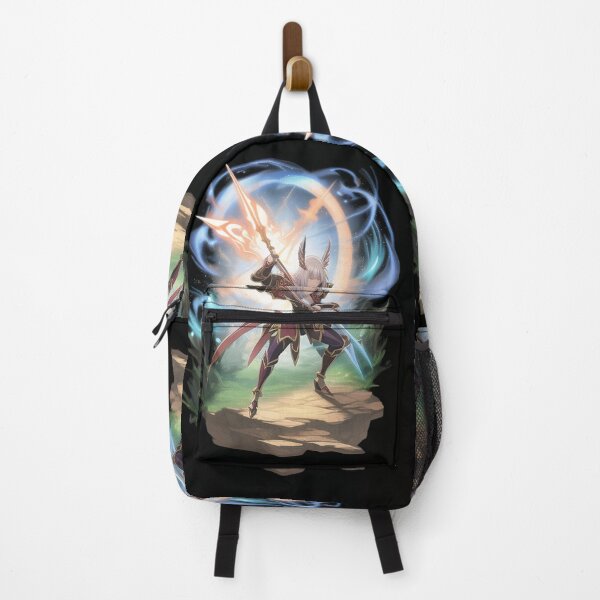 Item preview, Art - Anime-inspired warrior style, Mystical aura and dynamic posture designed and sold by AnimeShin.