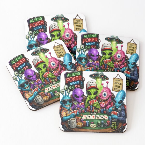Item preview, Alien Poker Night designed and sold by DazzleKitty.