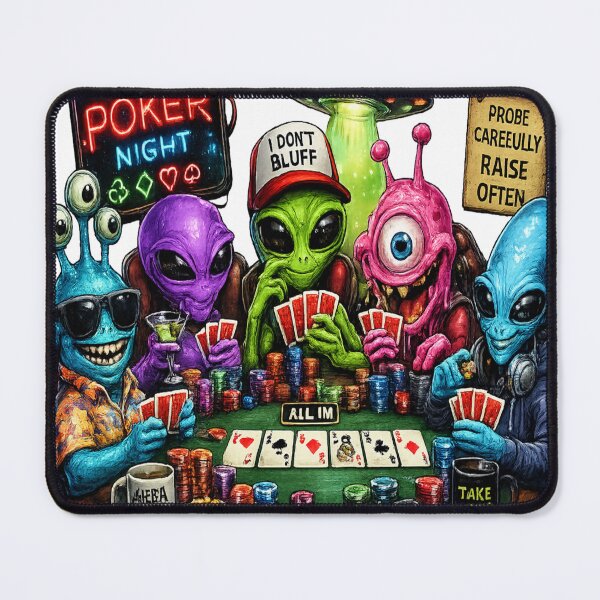Item preview, Alien Poker Night designed and sold by DazzleKitty.