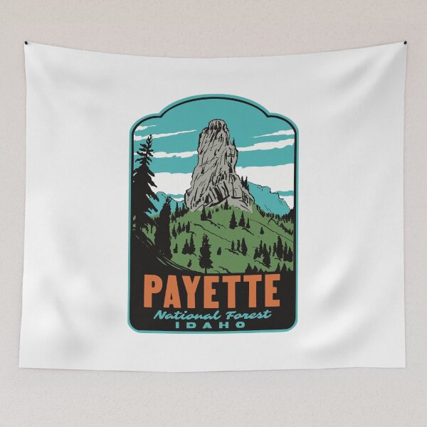 Item preview, Payette National Forest Poster Devil’s Tooth designed and sold by HalpinDesign.