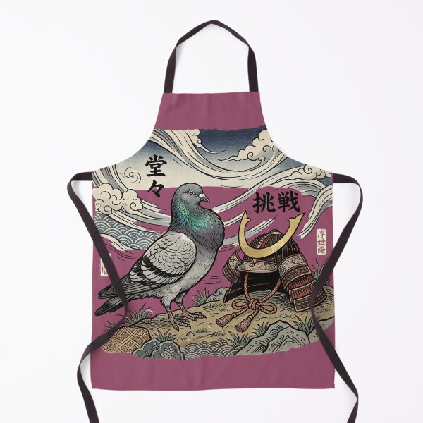 Item preview, Samurai Pigeon Japanese Inspired Art designed and sold by azule1.