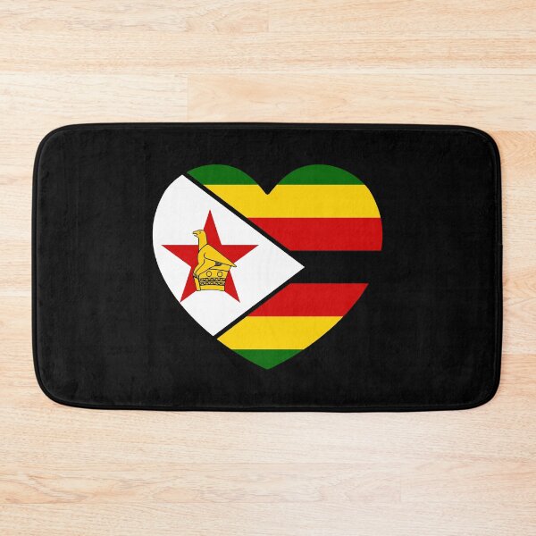 Item preview, Zimbabwe Flag Heart ZW designed and sold by shitpostee.