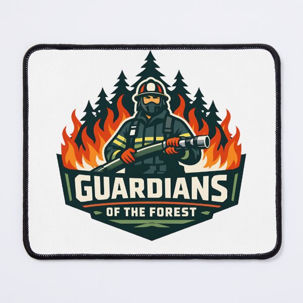 Item preview, Guardians of the Forest Firefighter Design designed and sold by Nuvoro Eco Awareness.