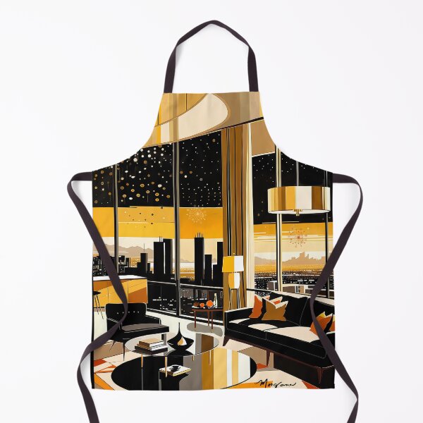Item preview, City in Black and Gold designed and sold by MorganaWelchArt.