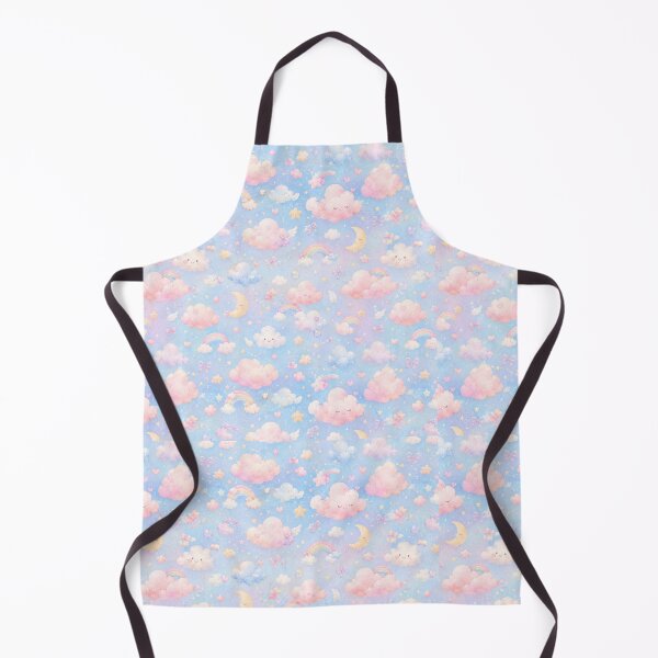 Item preview, seamless - pink clouds and blue sky designed and sold by QuietVanilla.