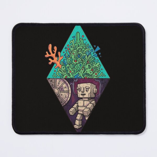 Item preview, The Mighty Golem - Surreal Hand-Drawn Indie Doodle Art designed and sold by Xyshope.