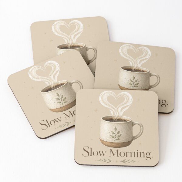 Item preview, Slow Morning Coffee | Cozy Cottagecore Coffee Mug Aesthetic designed and sold by magiquecreations.