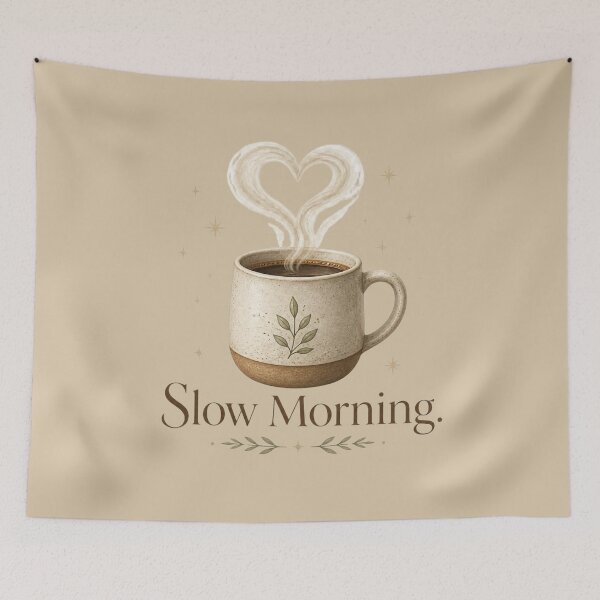 Item preview, Slow Morning Coffee | Cozy Cottagecore Coffee Mug Aesthetic designed and sold by magiquecreations.