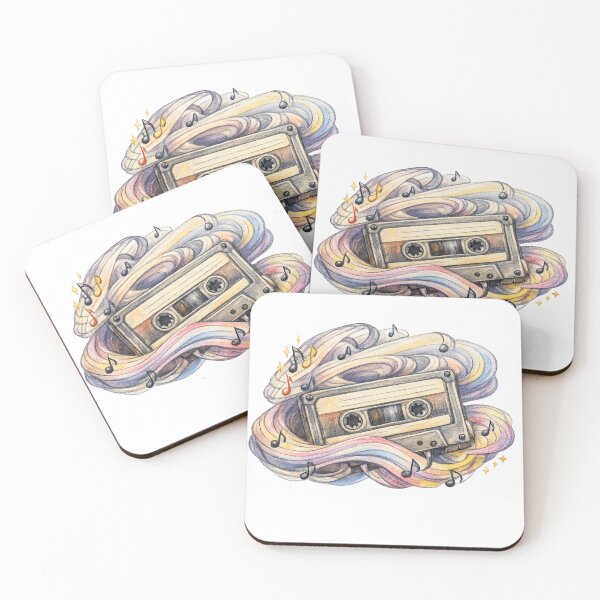 Item preview, Vintage Cassette Music Art designed and sold by Selfique Bloom.