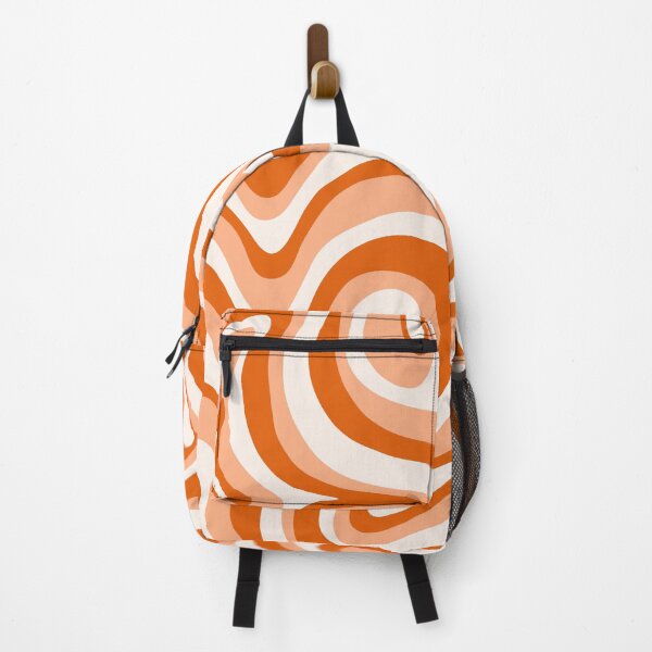 Item preview, Liquid Swirl Retro Abstract in oranges tones, Cream, and White designed and sold by Differenceee.