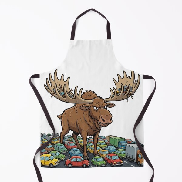 Item preview, Giant Moose Stuck in Traffic designed and sold by YNAMREG.