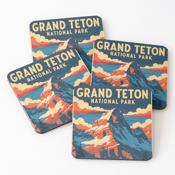 Item preview, Grand Teton National Park Autumn USA Vintage Travel Tourism designed and sold by TravelersGems.