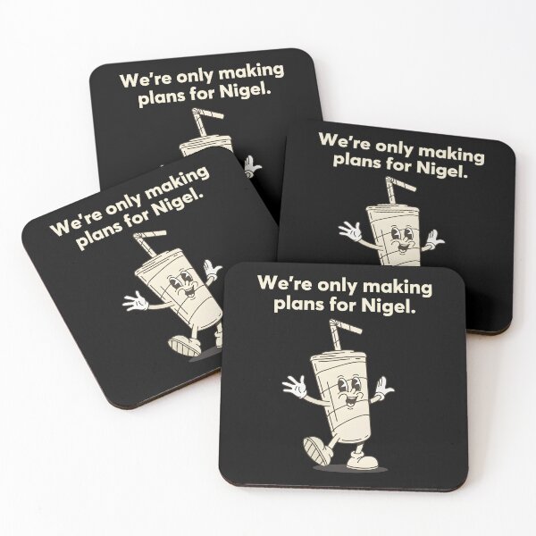 Item preview, We're Only Making Plans For Nigel Funny Song Quote designed and sold by Mind-Drift.