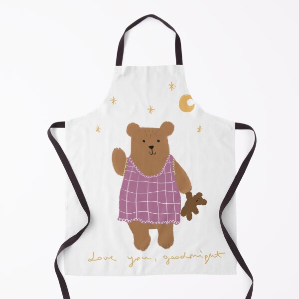 Item preview, Cute bedtime bear with quote „ Love You, goodnight” designed and sold by Malvamalu.