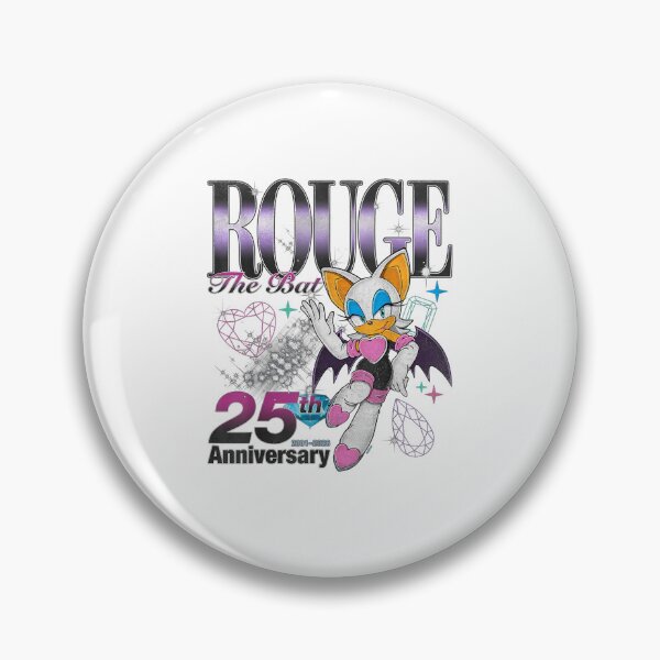 Artikelvorschau, Rouge the Bat 25. Jubiläum Retro-Gaming-Design entworfen und verkauft von Mind-Drift.