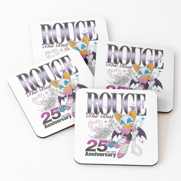 Item preview, Rouge The Bat 25th Anniversary Retro Gaming Design designed and sold by Mind-Drift.