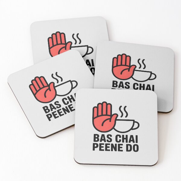 Item preview, Bas Chai Peene Do – Funny Desi Tea Lover Quote Design designed and sold by Swati Art Shop.