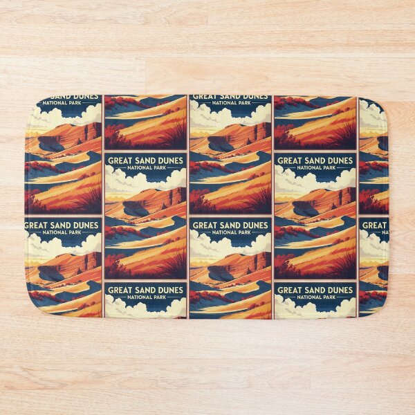 Item preview, Great Sand Dunes National Park Autumn USA Vintage Travel Tourism designed and sold by TravelersGems.