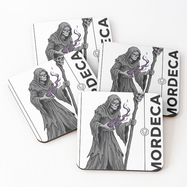 Item preview, Mordecai Dark Reaper Skeleton Necromancer Gothic Halloween T-Shirt designed and sold by StickerNestYou.