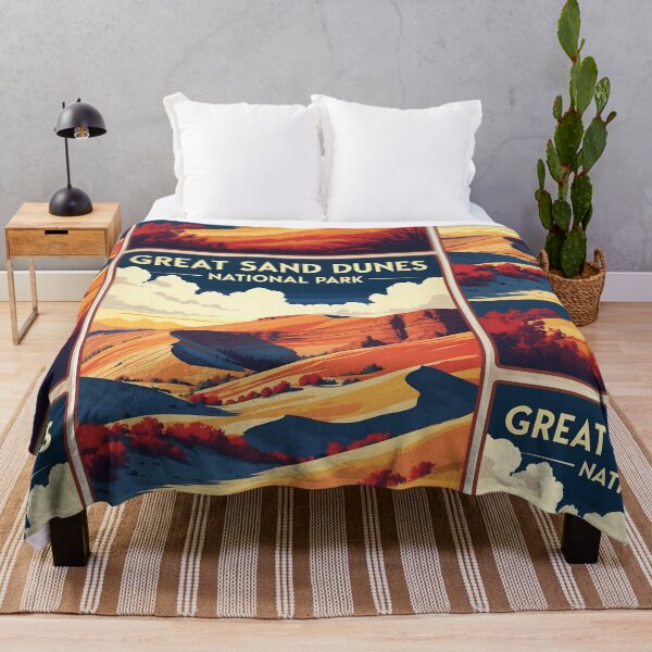 Item preview, Great Sand Dunes National Park Autumn USA Vintage Travel Tourism designed and sold by TravelersGems.