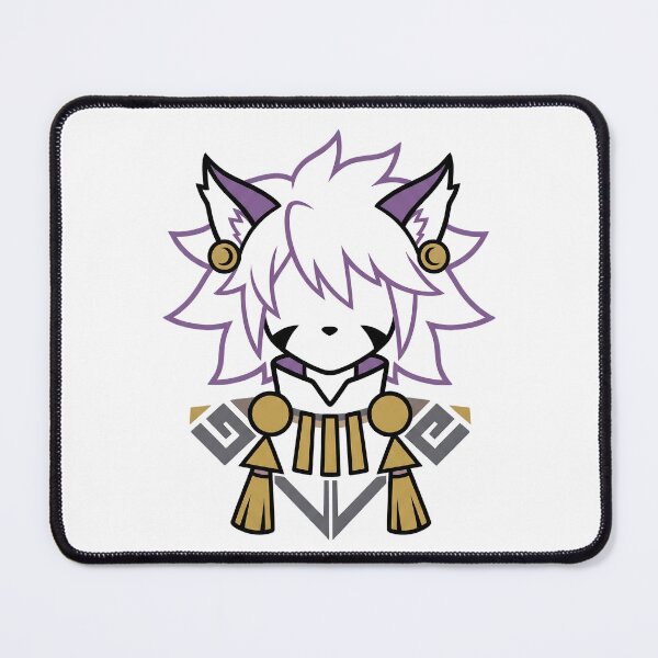 Item preview, Elh Felineko Cat Logo - Red the hunter - Kawaii Neko Girl Minimalist designed and sold by CuteKats.