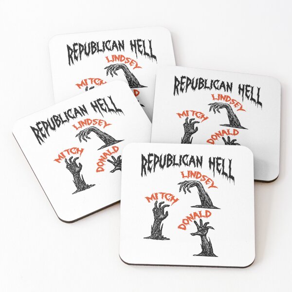 Item preview, Anti Trump Halloween Republican Hell Funny Liberal Spooky designed and sold by CocoLama.