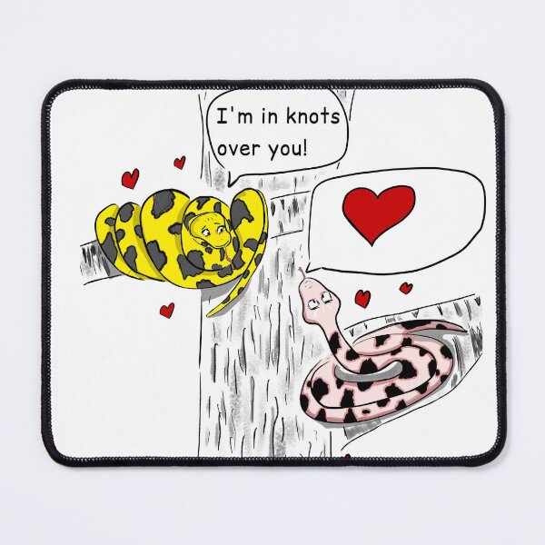 Item preview, Snakes in love:  "I'm in knots over you. designed and sold by KPlayerAdhder.